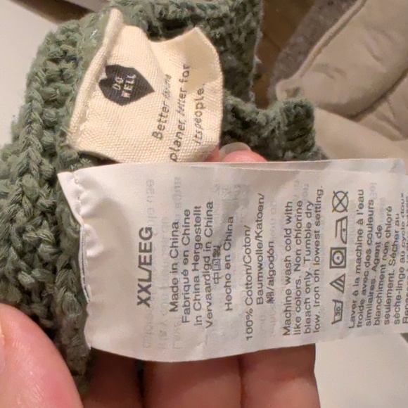 MADEWELL olive green bobble cardigan - size xxl - Picture 5 of 7